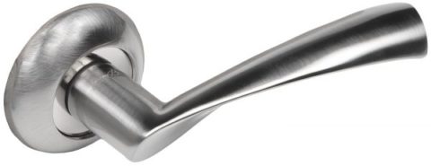 Дверная ручка CdeB "Селин" 050-70 SN/NP матовый никель / полированный хром