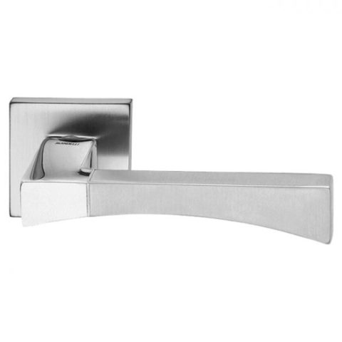Ручка дверная на квадратной розетке MANDELLI 1171 LIFE 26D матовый хром