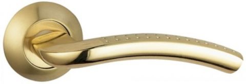 Дверная ручка BUSSARE PRATICO A-09-10 GOLD/S.GOLD Золото/золото матовое