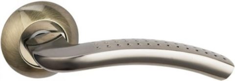 Дверная ручка BUSSARE PRATICO A-09-10 GRAPHITE/ANT. BRONZE Графит/античная бронза