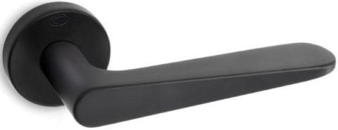 Дверная ручка Convex 1725R матовый черный