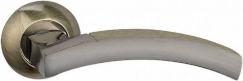 Дверная ручка BUSSARE SOLIDO A-37-10 GRAPHITE/ANT. BRONZE Графит/античная бронза