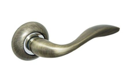 Дверная ручка на круглой розетке PALIDORE RВB бронза