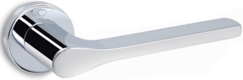 Дверная ручка Convex 1515R полированный хром