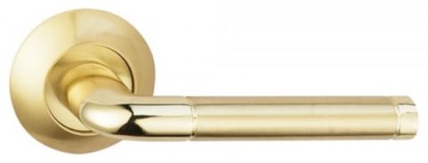 Дверная ручка BUSSARE LINDO A-34-10 GOLD/S.GOLD золото / золото матовое