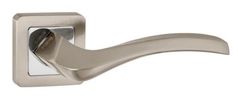 Дверная ручка PUNTO "VESTA QR" SN/CP-3 матовый никель / хром