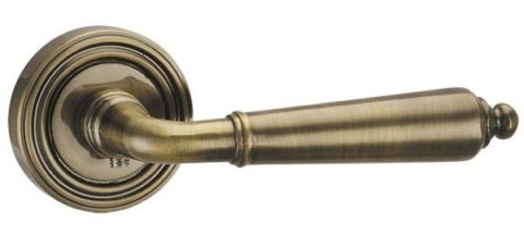 Дверная ручка PUNTO "LIBRETTO ML/HD" ABG-6 зеленая бронза