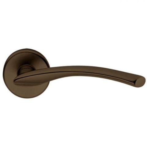 Ручка дверная на круглой розетке MANDELLI 351 ZOOM ABR античная бронза