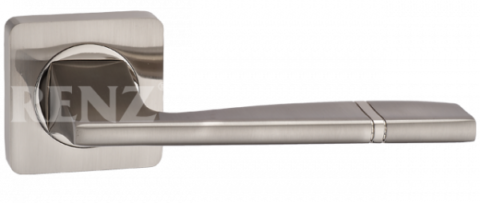 Дверная ручка RENZ "Риволи" DH 72-02 SN матовый никель