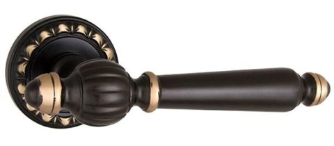 Дверная ручка PUNTO "MADRID MT" OBL-20 античный черный