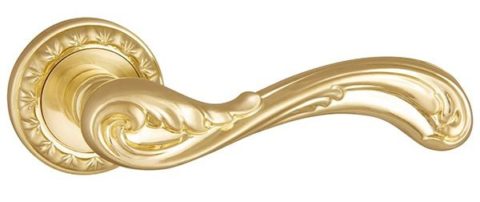 Дверная ручка PUNTO "PALMIRA MT" SG/GP-4 матовое золото / золото