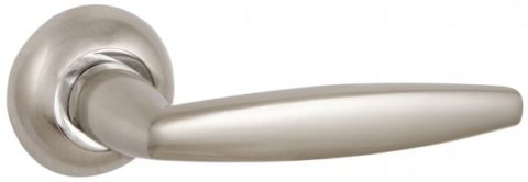 Дверная ручка PUNTO "SUPREME ZR" SN/CP-3 матовый никель/хром