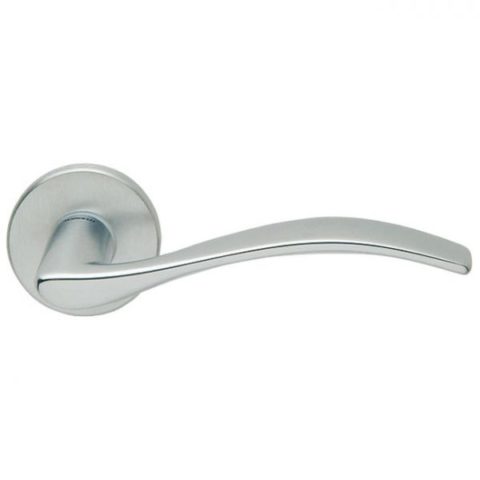 Ручка дверная на круглой розетке MANDELLI 711 ZEN 26D матовый хром