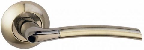 Дверная ручка BUSSARE FINO A-13-10 GRAPHITE/ANT. BRONZE Графит/античная бронза