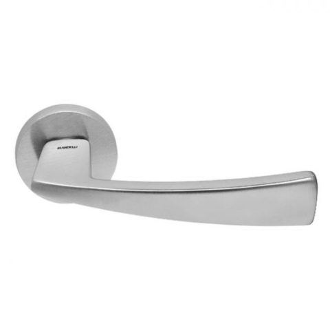 Ручка дверная на круглой розетке MANDELLI 1131 MITOS 26D матовый хром