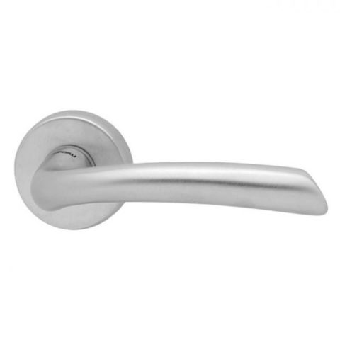 Ручка дверная на круглой розетке MANDELLI S61 GOL S61 26D матовый хром