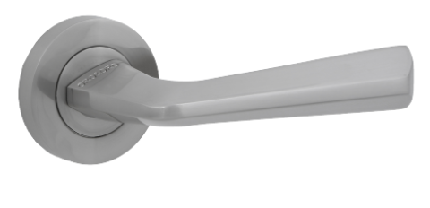 Дверная ручка на круглом основании ORO&ORO 901-15 SN никель матовый