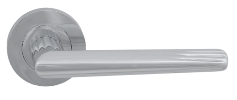 Дверная ручка на круглом основании ORO&ORO 903-15 CP хром блестящий