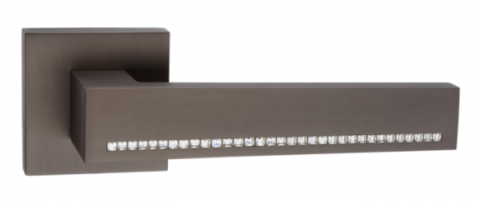 Дверная ручка на квадратном основании ORO&ORO 920-13 Titanium титаниум