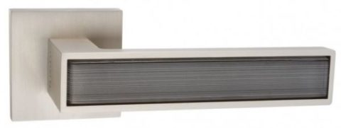 Дверная ручка ORO&ORO 928-13 на квадратном основании MSN никель супер матовый