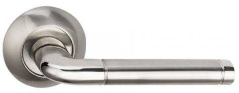 Дверная ручка BUSSARE LINDO A-34-10 CHROME/S.CHROME хром / хром матовый