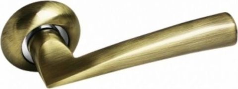 Дверная ручка на круглой розетке PALIDORE А-70 AB бронза