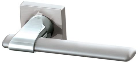 Дверная ручка ARMADILLO "URBAN AJAX USQ1" SN/CP/SN-12 матовый никель / хром / матовый никель