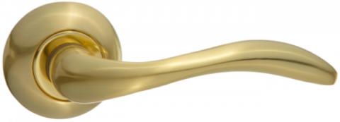 Дверная ручка PUERTO AL 504-08 SB латунь матовая