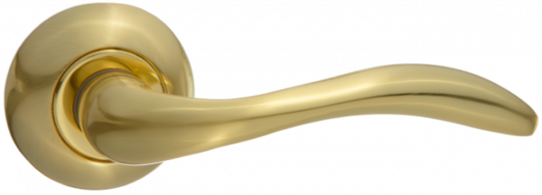 Дверная ручка PUERTO AL 504-08 SB латунь матовая