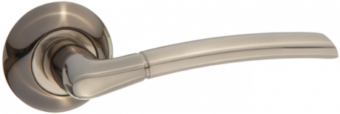 Дверная ручка PUERTO AL 515-08 BN/SN никель матовый / никель блестящий