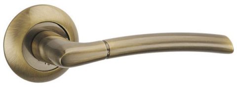 Дверная ручка PUNTO "ARDEA TL" ABG-6 зеленая бронза