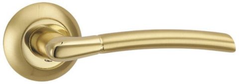 Дверная ручка PUNTO "ARDEA TL" SG/GP-4 матовое золото / золото
