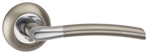 Дверная ручка PUNTO "ARDEA TL" SN/CP-3 матовый никель / хром