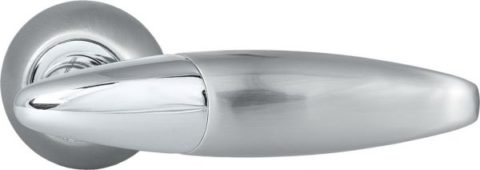 Дверная ручка PALLADIUM Arno (Арно) SC/CP матовый хром / полированный хром