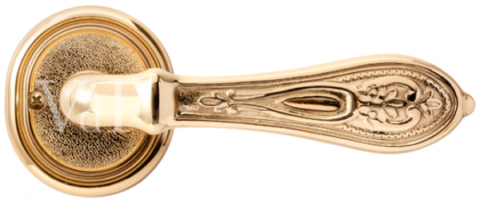 Ручка дверная на овальном основании Val de fiori "Беладжио" DH 701-70 DH 701-70 PB Латунь блестящая