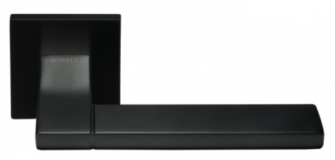 Ручка дверная на квадратном основании MORELLI DIY MH-47-S6 BL черный