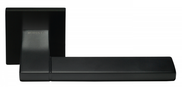 Ручка дверная на квадратном основании MORELLI DIY MH-47-S6 BL черный