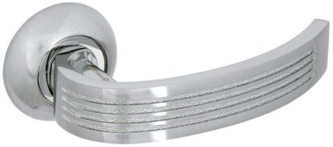 Дверная ручка Palladium Dorico SC/CP (10)