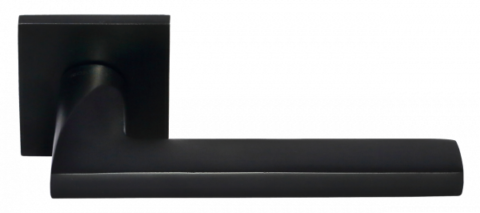 Ручка дверная на квадратном основании MORELLI DIY MH-50-S6 BL черный