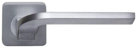 Дверная ручка Rossi LD 222-F21 "ENJOY" CS матовый хром