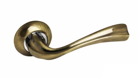 Дверная ручка на круглой розетке PALIDORE 101BB бронза