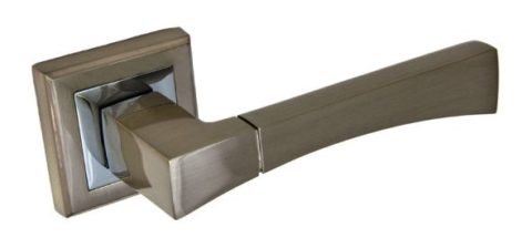 Дверная ручка на квадратной розетке PALIDORE A-201 HH белый никель