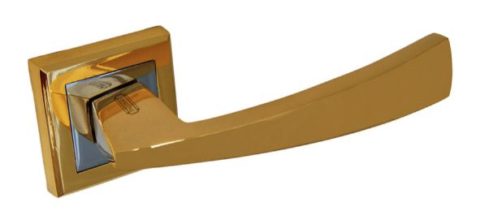 Дверная ручка на квадратной розетке PALIDORE A-207 PB золото