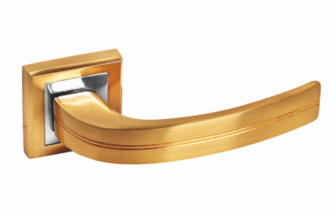 Дверная ручка на квадратной розетке PALIDORE A-231 SB бронза