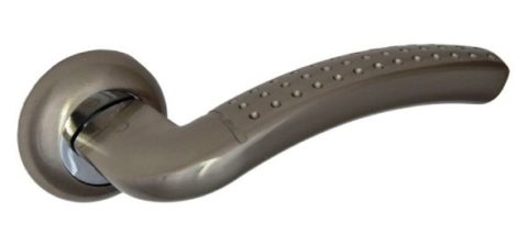 Дверная ручка на круглой розетке PALIDORE A-59HHP белый никель