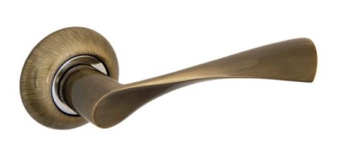 Дверная ручка на круглой розетке PALIDORE A-X11BB бронза