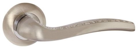Дверная ручка PUNTO "GERION TL" SN/CP-3 матовый никель / хром