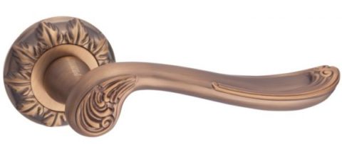 Дверная ручка RENZ "Глория" DH 61-10 CF кофе