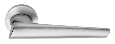 Дверная ручка LINEA CALI на круглой розетке "KENDO" 1516 RO 023 CS хром матовый