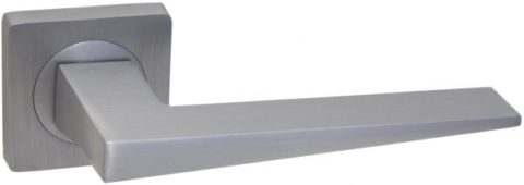 Дврная ручка на квадратной розетке LD 251 DSC матовый хром